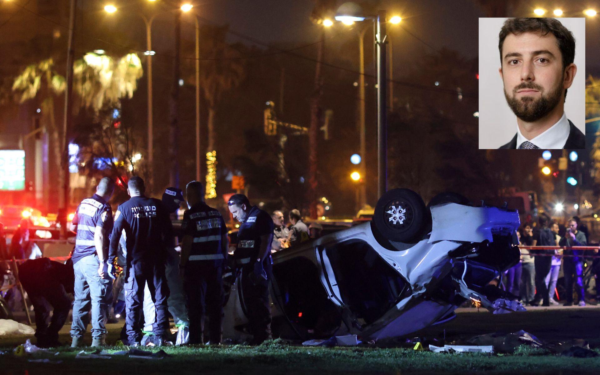 Tourist killed, seven wounded in suspected car-ramming attack in Tel Aviv