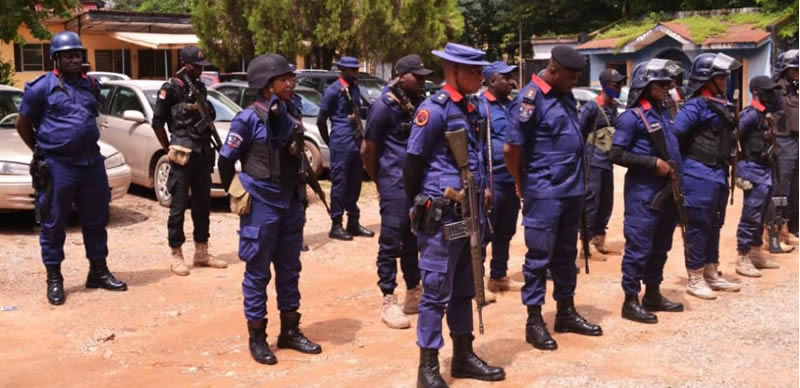 NSCDC parades oil thieves in Rivers state